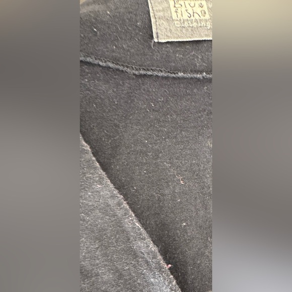 BLUE FISH Lagenlook  Airy Cotton Tie-Back Tunic Top Cover Pockets - Picture 12 of 12